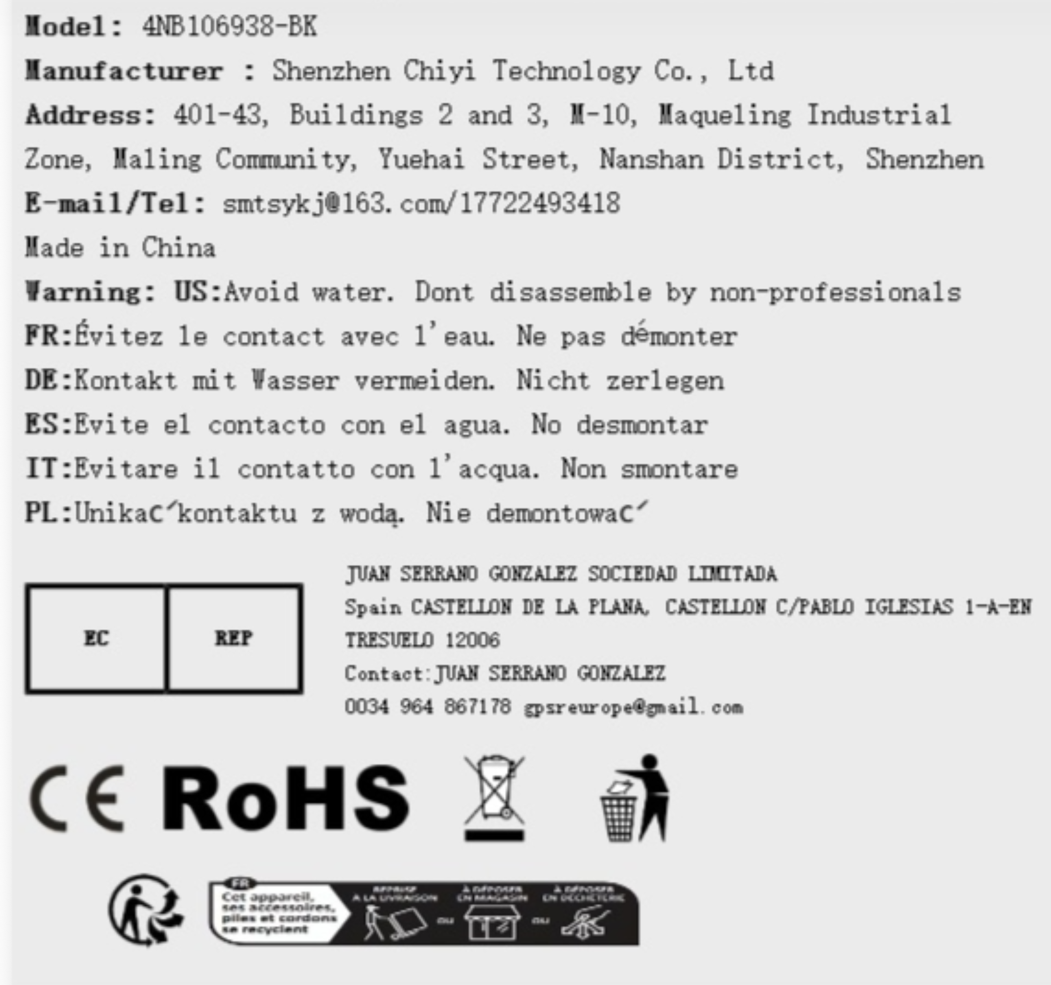 CE-Kabel-Label